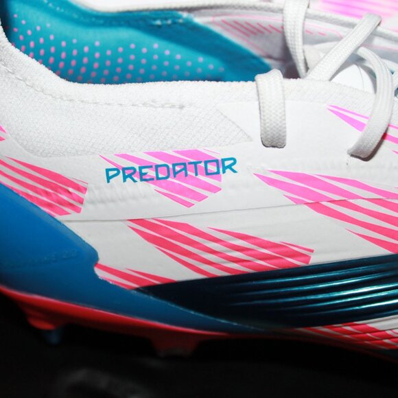 Adidas Predator Elite SG Soccer Cleats Reemergence Pack Men's 10 Pink/Blue - Picture 5 of 7